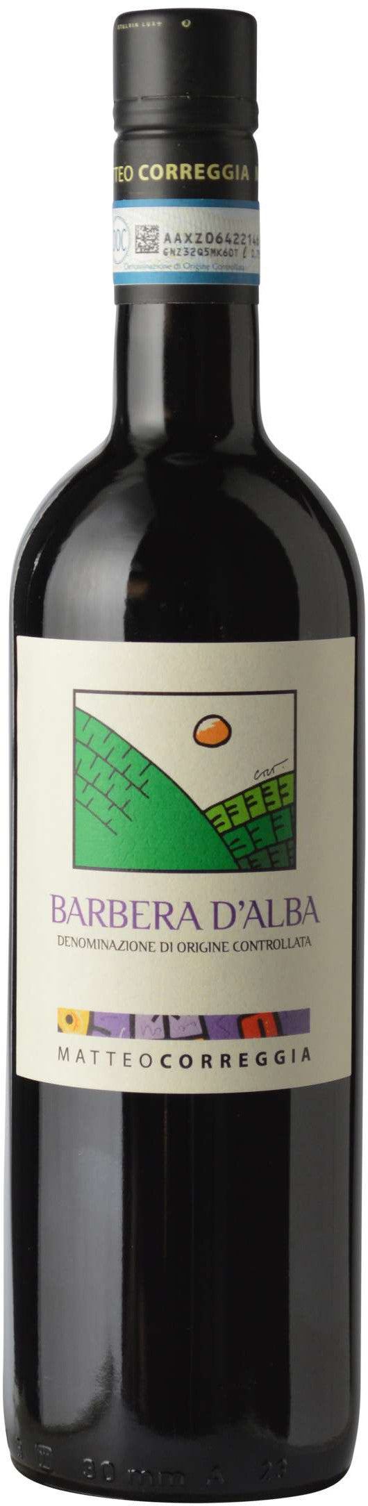 Matteo Correggia Barbera d'Alba 2021  Front Bottle Shot