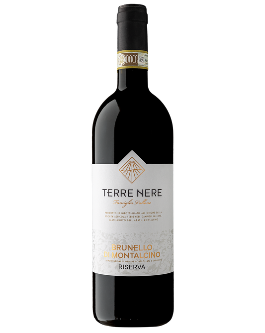Terre Nere Campigli Vallone Brunello di Montalcino Riserva 2019  Front Bottle Shot