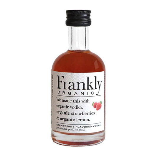 Frankly Organic Strawberry Flavored Vodka Mini Shot 50ml