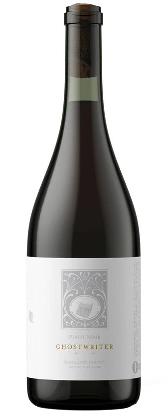 Ghostwriter Santa Cruz County Pinot Noir 2022  Front Bottle Shot