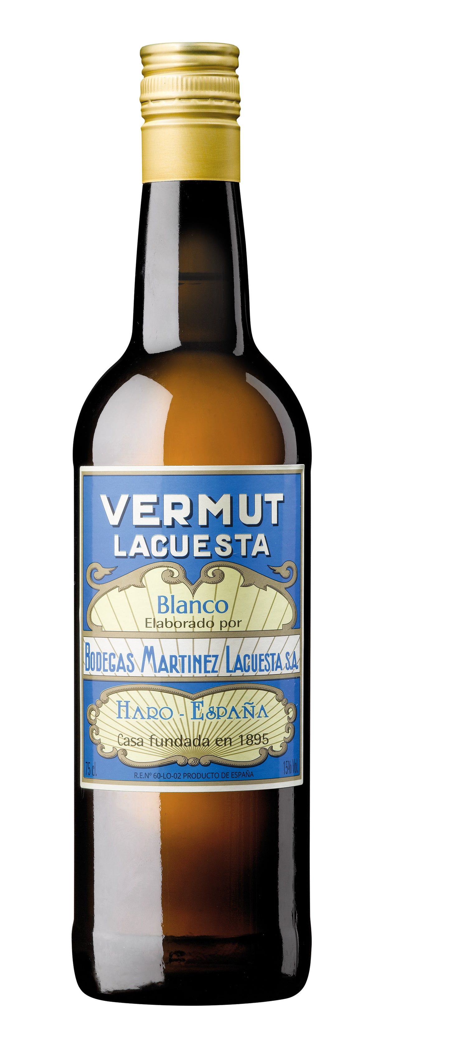 Martinez Lacuesta Blanco Vermut  Front Bottle Shot