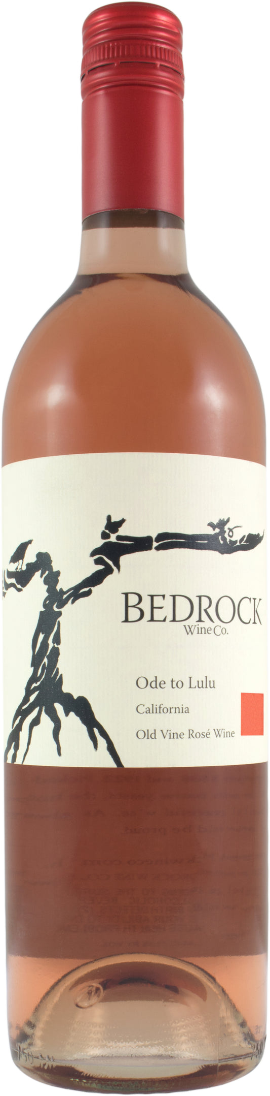 Bedrock Wine Company Ode to Lulu Old Vine Rose 2023  Front Bottle Shot