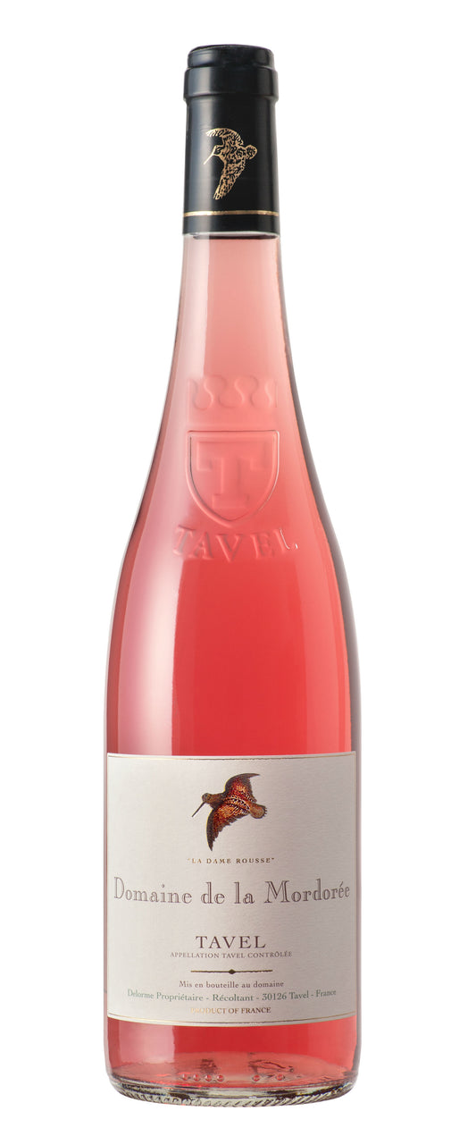 Domaine de la Mordoree Tavel La Dame Rousse Rose 2023  Front Bottle Shot