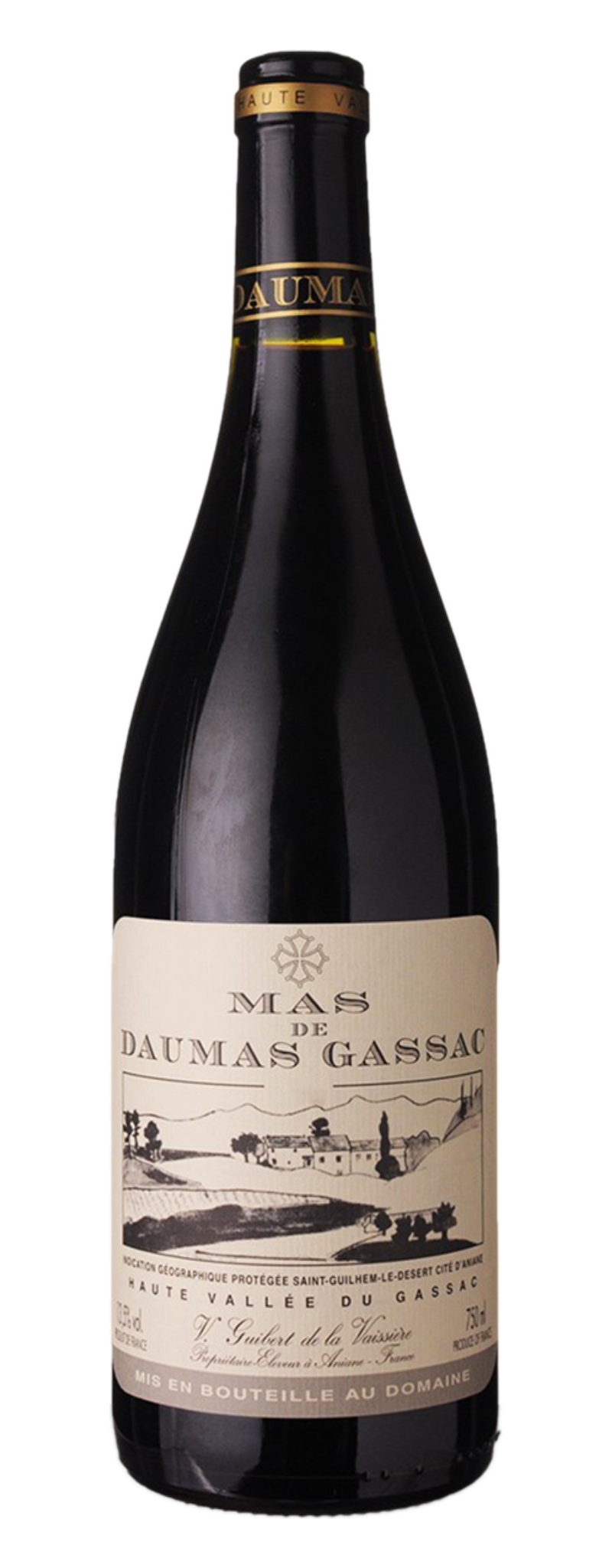 Mas de Daumas Gassac Rouge 2021  Front Bottle Shot