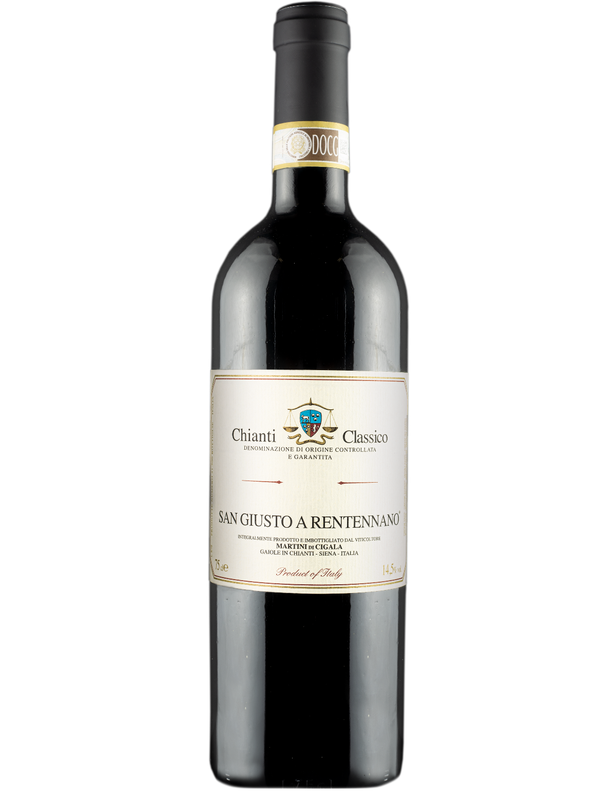 San Giusto a Rentennano Chianti Classico 2020  Front Bottle Shot
