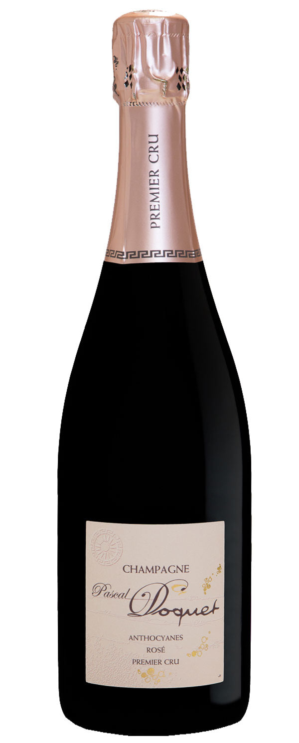 Pascal Doquet Anthocyanes Brut Rose Premier Cru  Front Bottle Shot