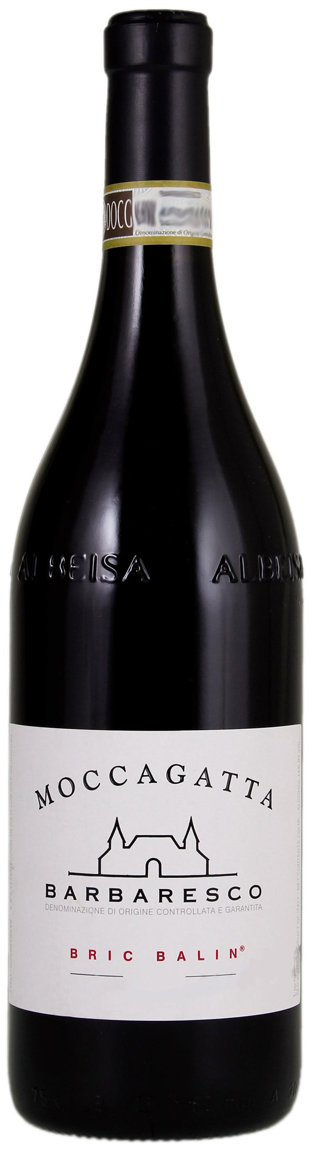 Moccagatta Barbaresco Bric Balin 2019  Front Bottle Shot