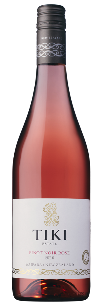 Tiki Pinot Noir Rose 2020  Front Bottle Shot