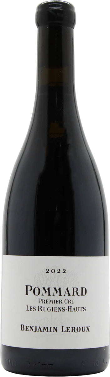 Benjamin Leroux Pommard Rugiens Haut Premier Cru 2022  Front Bottle Shot