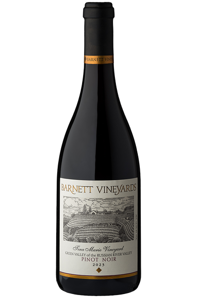 Barnett Vineyards Tina Marie Pinot Noir 2023  Front Bottle Shot