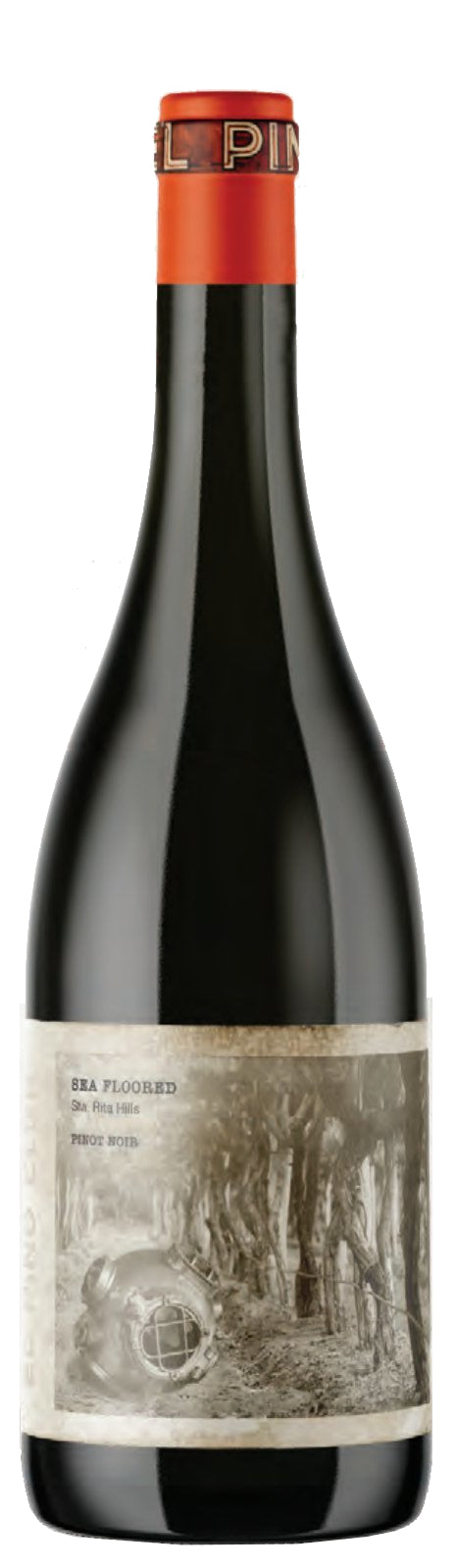 El Pino Club Sea Floored Pinot Noir 2022  Front Bottle Shot