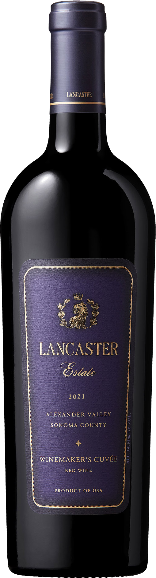 Lancaster Estate Winemaker's Cuvee 2021  Front Bottle Shot
