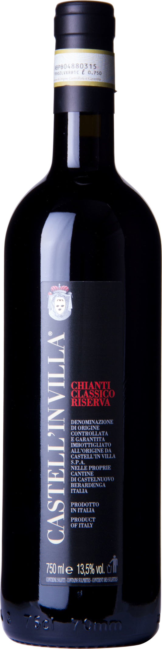 Castell'in Villa Chianti Classico Riserva 2017  Front Bottle Shot