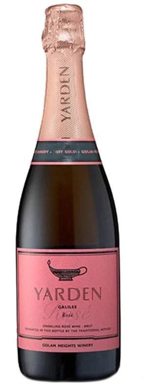 Yarden Brut Rose (OK Kosher) 2016  Front Bottle Shot