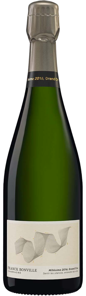 Champagne Franck Bonville Grand Cru Blanc de Blancs Millesime 2016  Front Bottle Shot