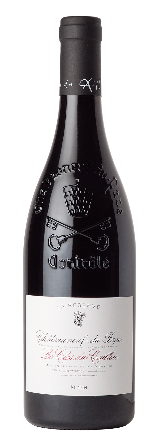 Clos du Caillou Chateauneuf-du-Pape Reserve 2021  Front Bottle Shot