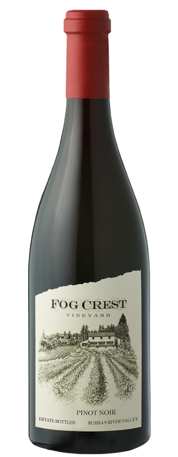 Fog Crest Vineyard Estate Pinot Noir 2019  Front Bottle Shot