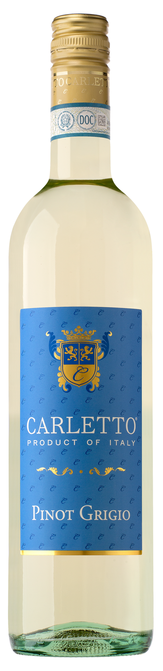 Carletto Pinot Grigio 2022  Front Bottle Shot