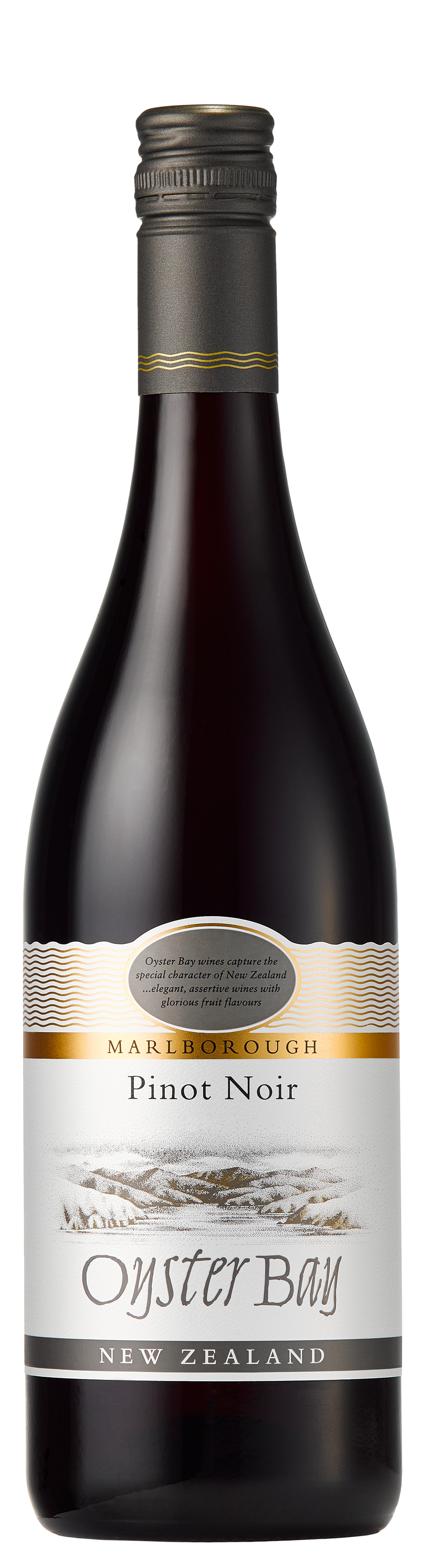 Oyster Bay Marlborough Pinot Noir 2022  Front Bottle Shot