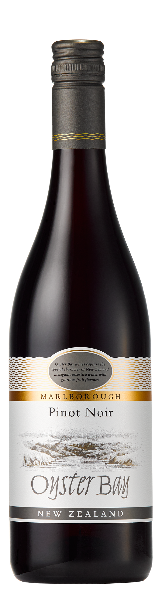 Oyster Bay Marlborough Pinot Noir 2022  Front Bottle Shot