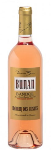 Domaines Bunan Bandol Moulin des Costes Rose 2022  Front Bottle Shot