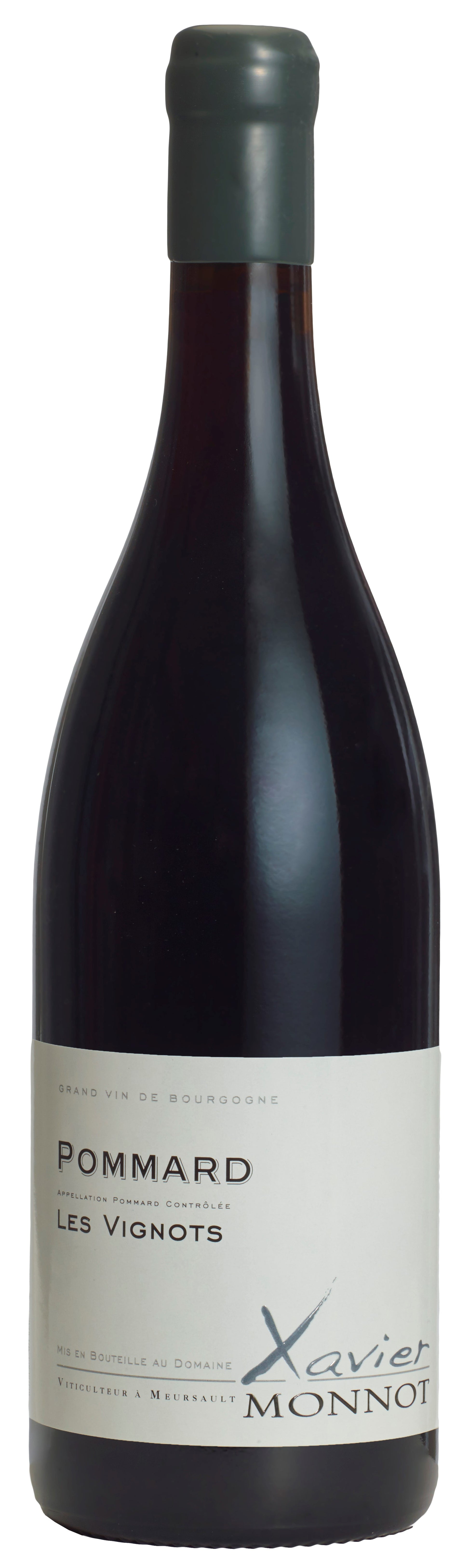 Xavier Monnot Pommard Les Vignots 2020  Front Bottle Shot