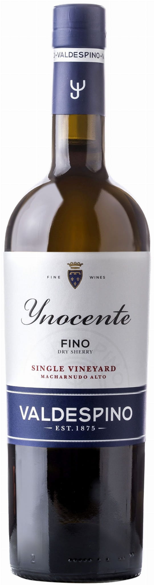 Valdespino Fino Inocente Sherry  Front Bottle Shot