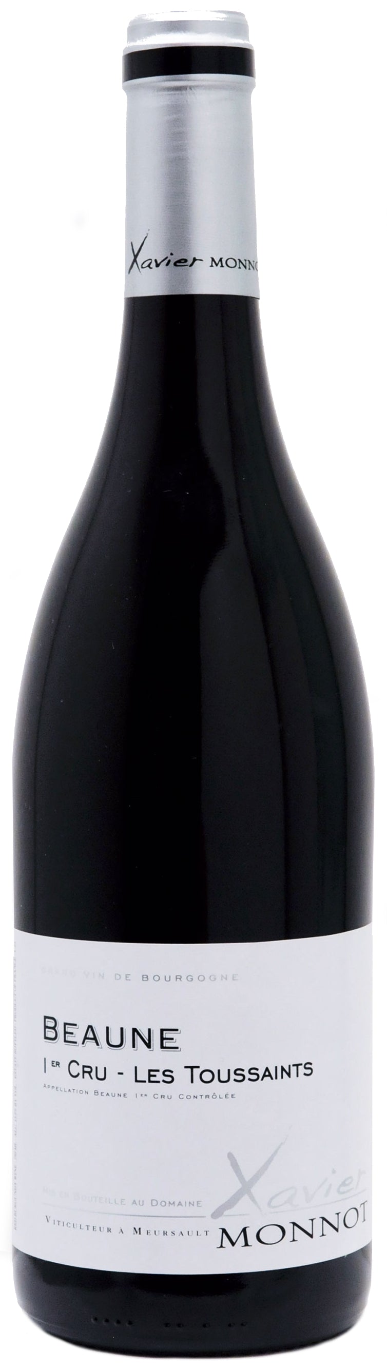 Xavier Monnot Beaune Les Toussaints Premier Cru 2020  Front Bottle Shot