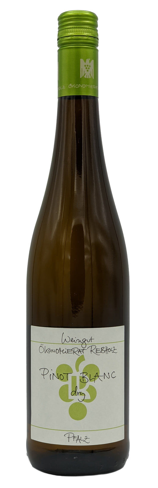 Ökonomierat Rebholz  Pfalz Dry Pinot Blanc 2021  Front Bottle Shot