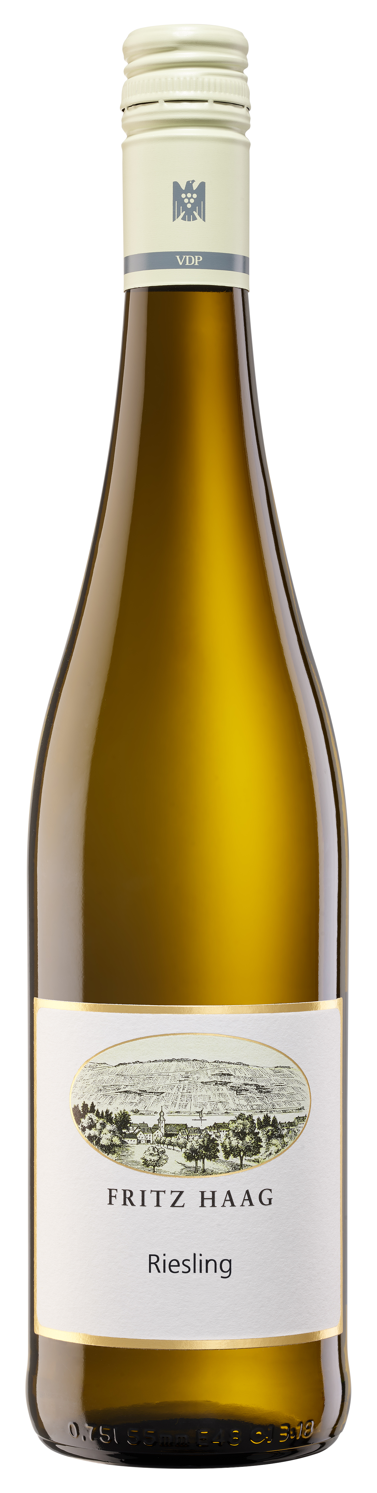 Fritz Haag Mosel Estate Riesling Feinherb 2022  Front Bottle Shot