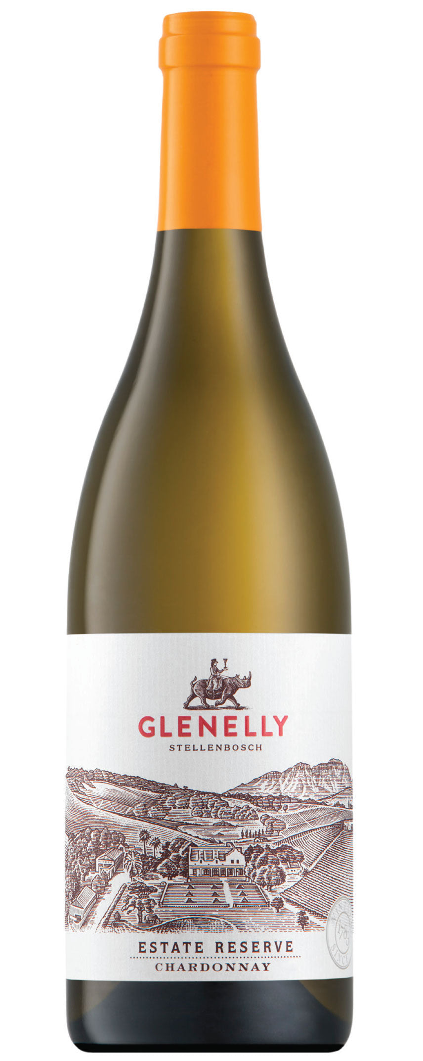 Glenelly Estate Reserve Chardonnay 2019  Front Bottle Shot