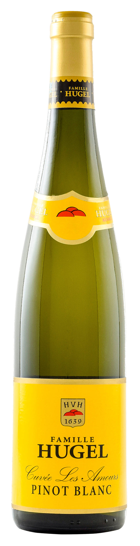 Hugel Cuvee Les Amours Pinot Blanc 2022  Front Bottle Shot