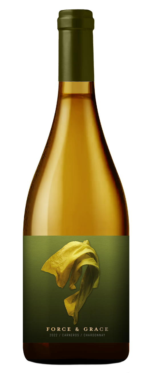 Force & Grace Chardonnay 2022  Front Bottle Shot