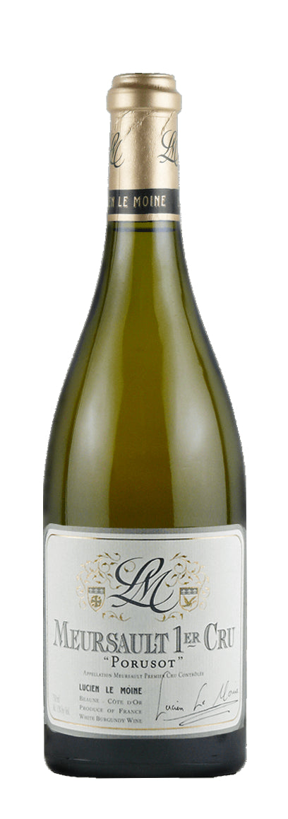Lucien Le Moine Meursault Porusot Premier Cru 2016  Front Bottle Shot
