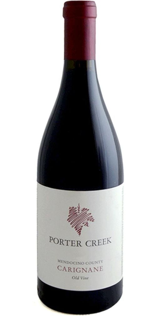 Porter Creek Old Vine Carignane 2020  Front Bottle Shot