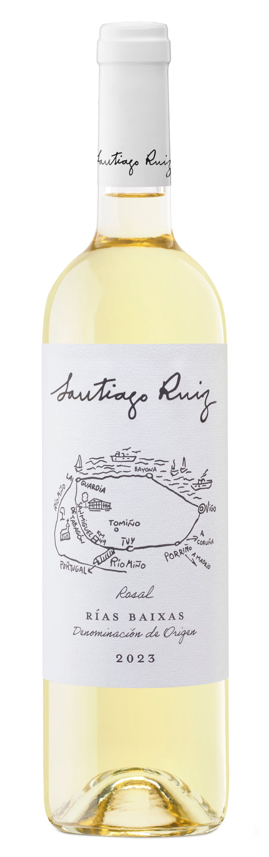 Santiago Ruiz Albarino Blend 2023  Front Bottle Shot