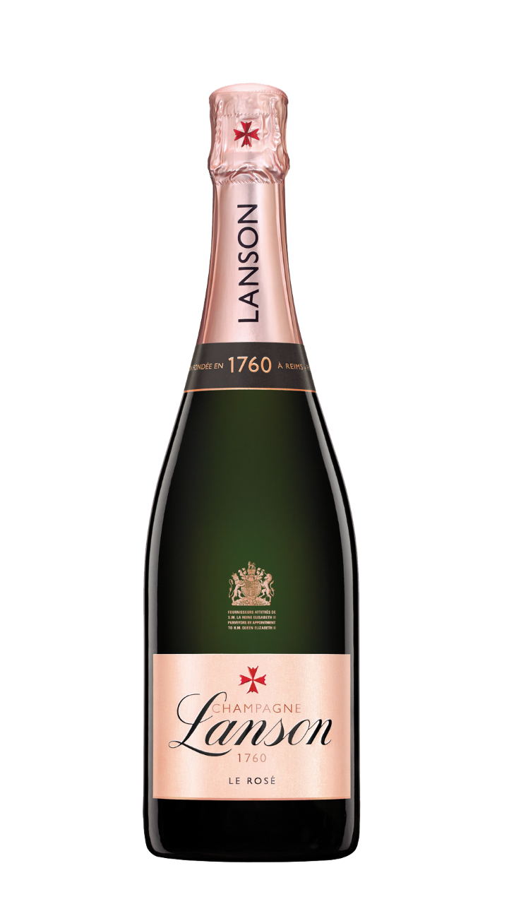 Lanson Le Rose Brut  Front Bottle Shot
