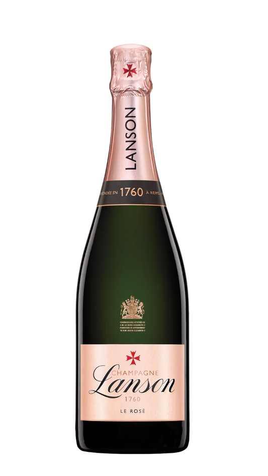 Lanson Le Rose Brut  Front Bottle Shot