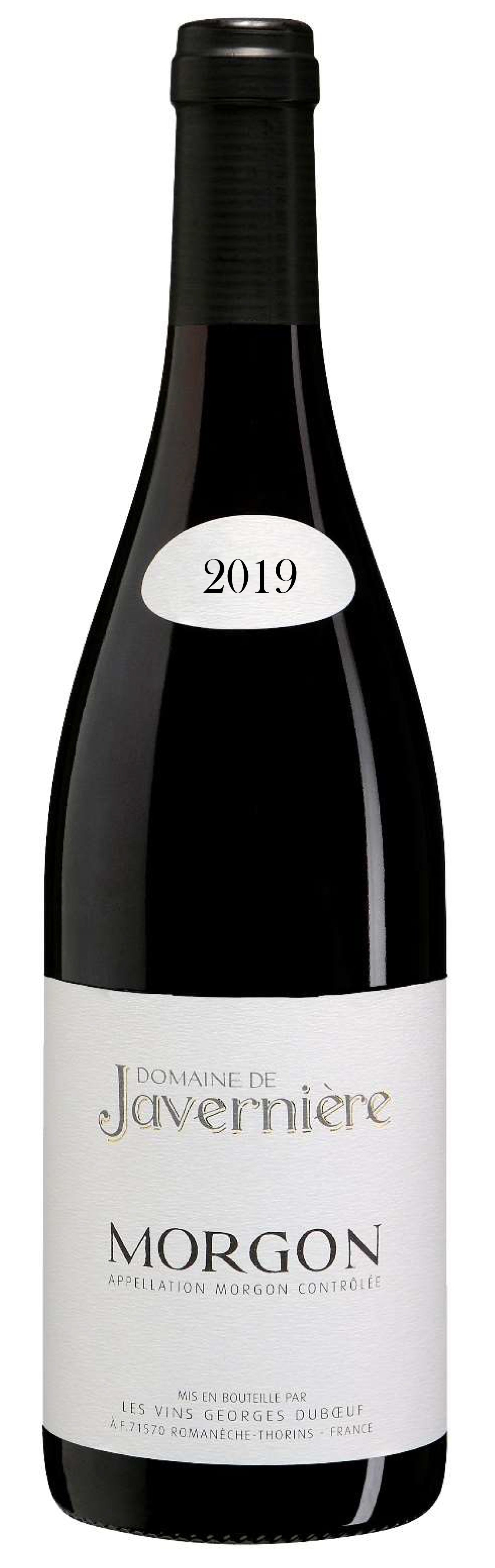 Duboeuf Morgon Domaine de Javerniere 2019  Front Bottle Shot
