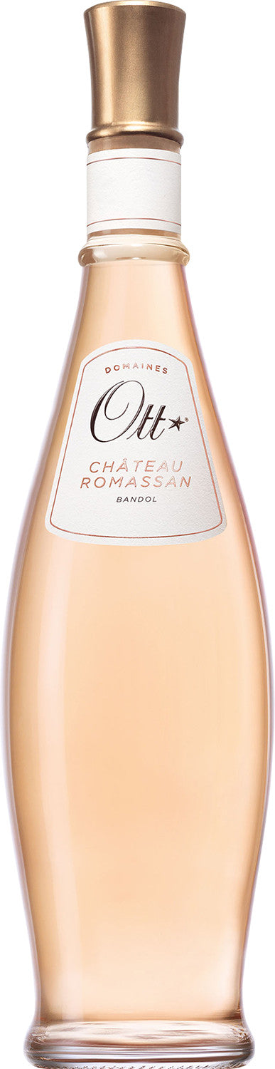 Domaines Ott Chateau Romassan Bandol Rose 2023  Front Bottle Shot