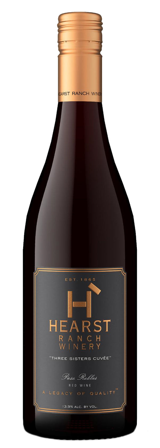 Hearst Ranch Three Sisters Cuvee Red 2022  Front Bottle Shot