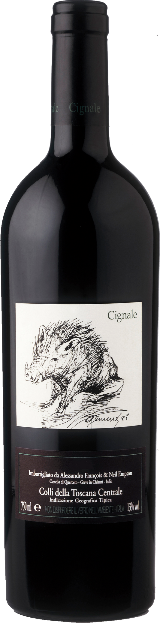 Cignale  2017  Front Bottle Shot
