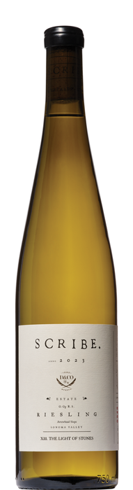 Scribe Estate Riesling 2023  Front Bottle Shot