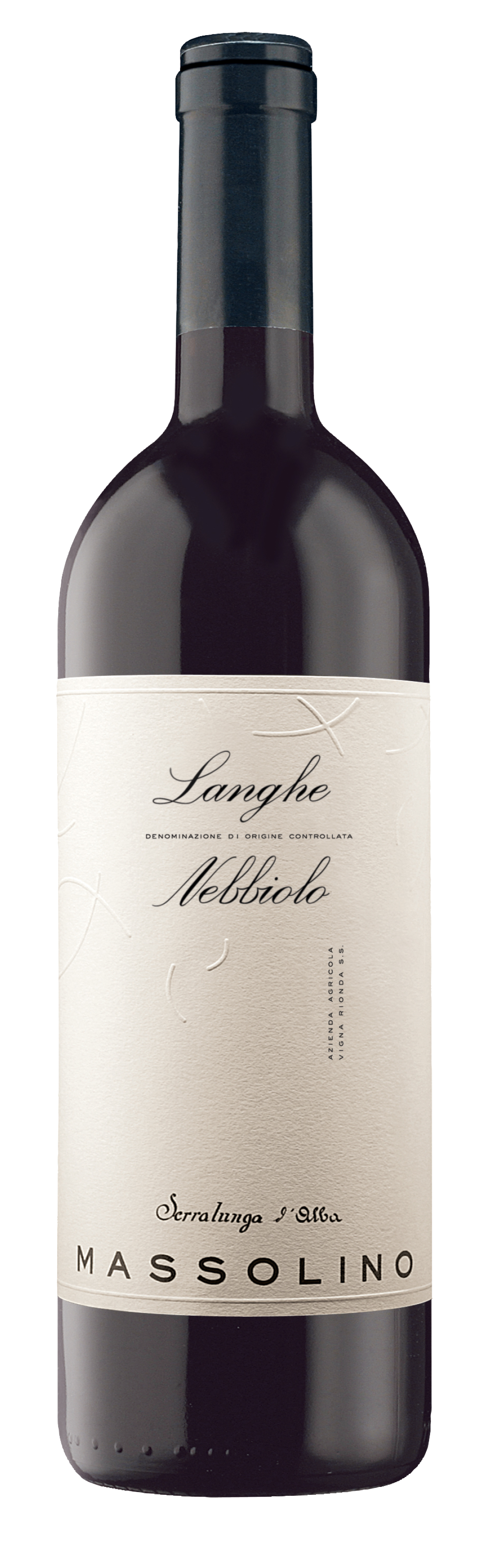Massolino Langhe Nebbiolo 2021  Front Bottle Shot