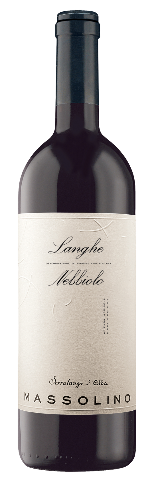 Massolino Langhe Nebbiolo 2021  Front Bottle Shot