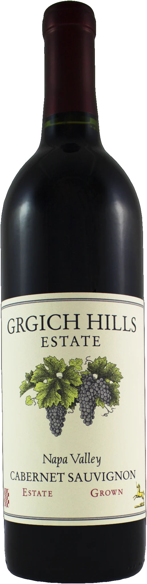 Grgich Hills Estate Cabernet Sauvignon 2020  Front Bottle Shot