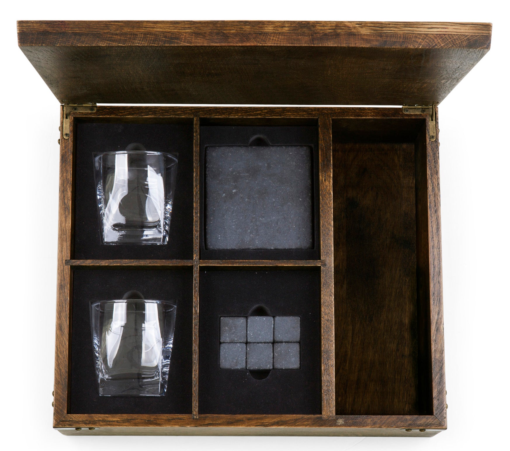Legacy Whiskey Box Gift Set (Oak Wood)