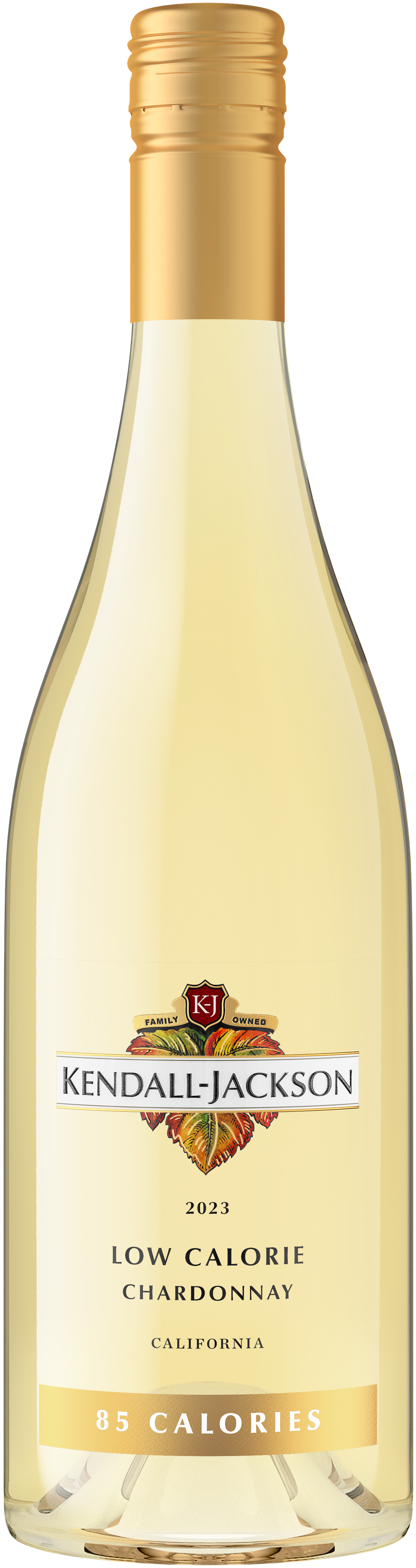 Kendall-Jackson Low Calorie Chardonnay 2023  Front Bottle Shot