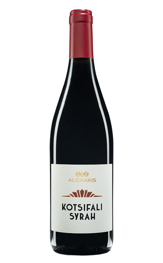 Alexakis Kotsifali-Syrah 2018  Front Bottle Shot