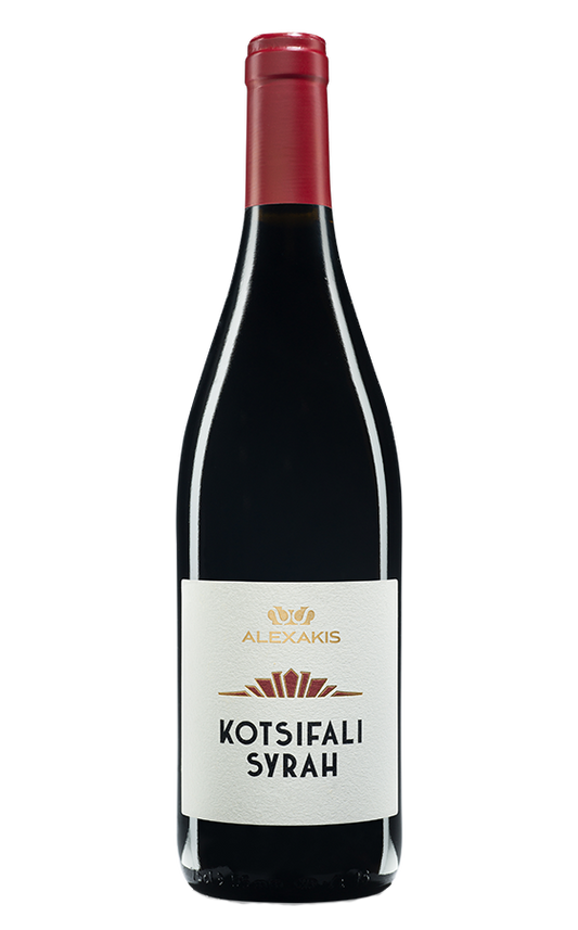 Alexakis Kotsifali-Syrah 2018  Front Bottle Shot